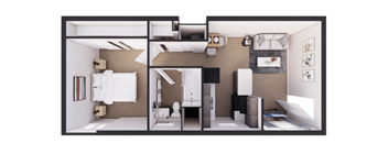 A series of images showing a modern bathroom design.