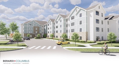 Salem Village exterior render