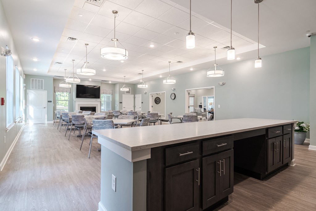 Community Space with kitchen at Sweetwater Point in Douglasville, GA