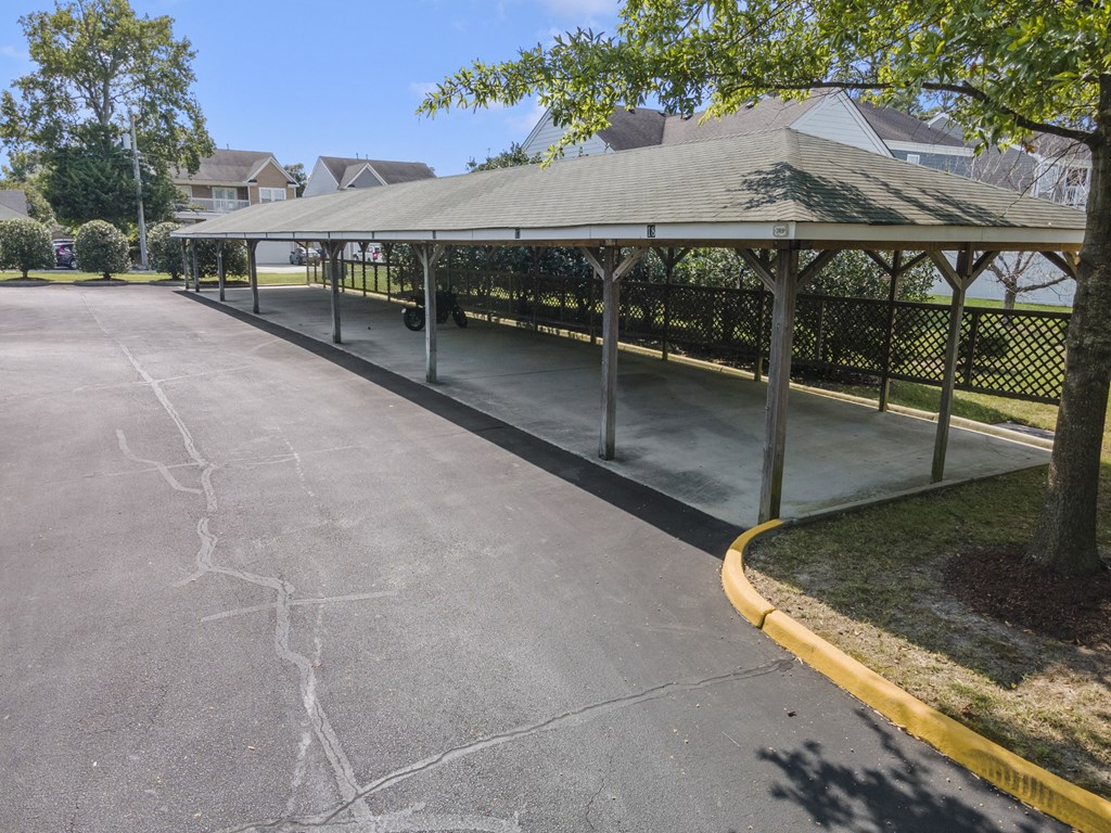 a park with a gazebo on the side of a street at Saltmeadow Bay, Virginia Beach, VA