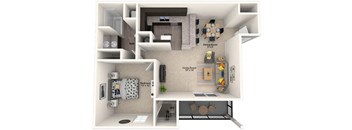 a floor plan image of the lodge at river park apartments in fort worth, tx at Misty Ridge Apartments, Woodbridge, 22191