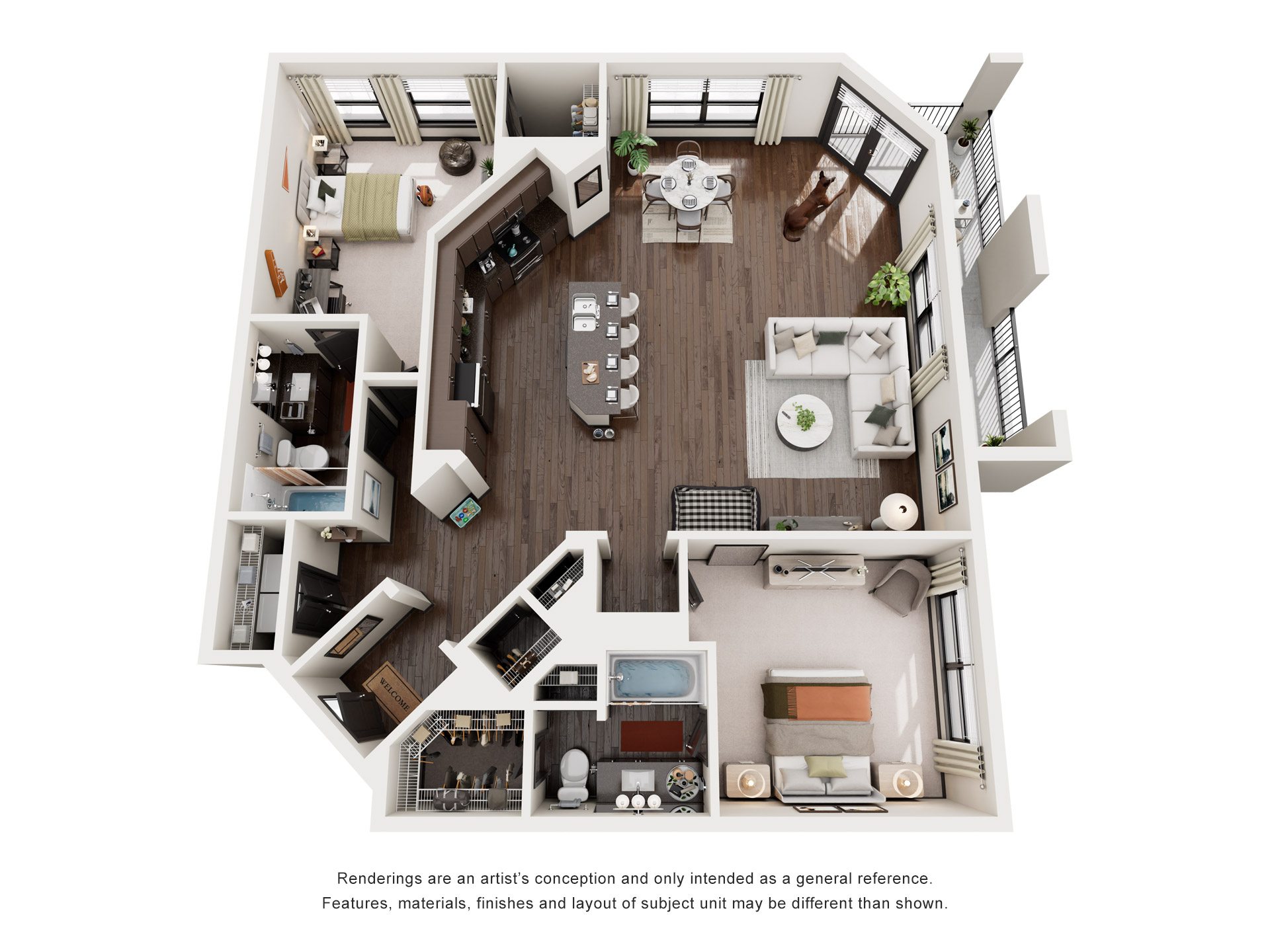 2  Bed  2  Bath | 1,180 Sq. Ft. at 17 Broad in Chattanooga, 37408