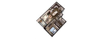 A2 Floor Plan at Residence at Riverwatch, Georgia