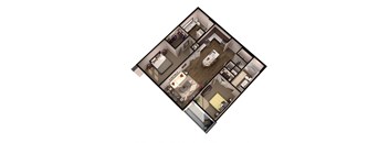 B1 Floor Plan at Residence at Riverwatch, Agusta, GA