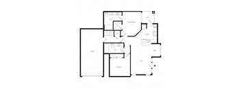 the schematic drawing of the floor plan of the residence at Promenade at Newnan Crossing, Newnan, 30265