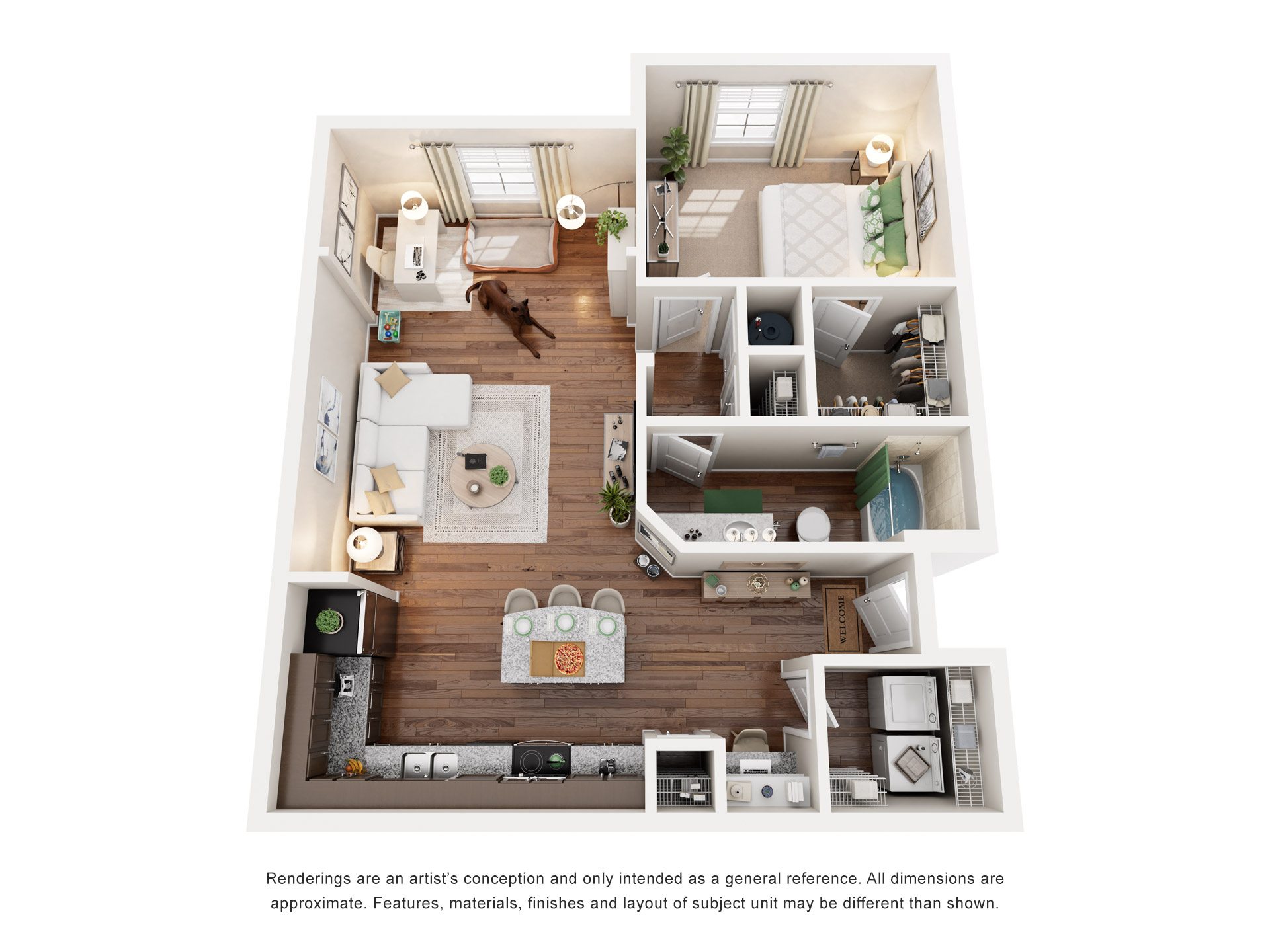 1 Bed 1 Bath | 852 Sq. Ft. at Integra Vista Apartments, Tennessee, 37343