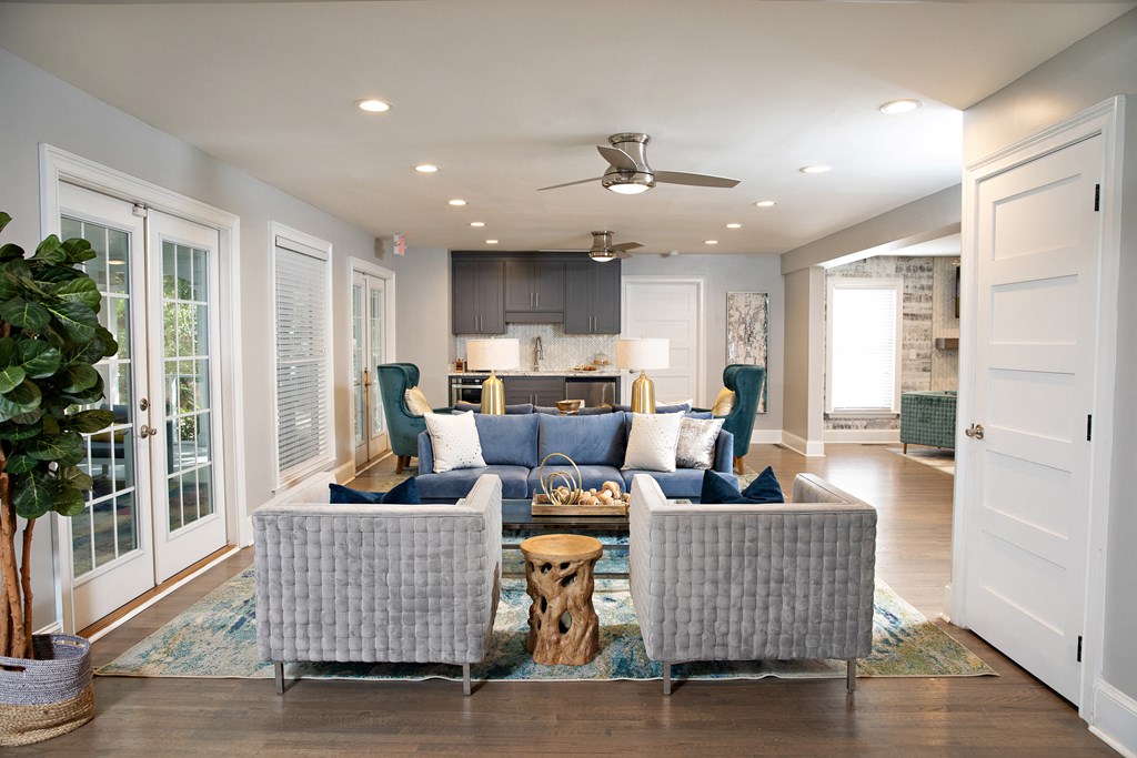 Modern Living Area at Lakeside on Riverwatch, Georgia