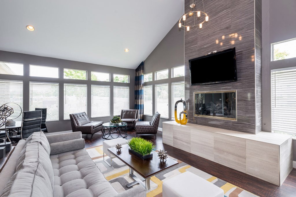 the living room | nathan homes at Misty Ridge Apartments, Woodbridge, VA