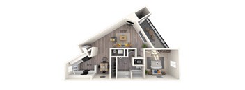 us state will have bedrooms and bathrooms and a living room with a fireplace at Bellemeade Farms Apartments, Leesburg, VA 20175