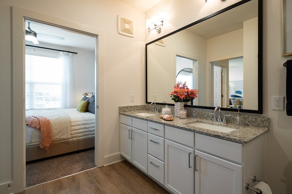 large vanity at The Quincy Apartments, Acworth
