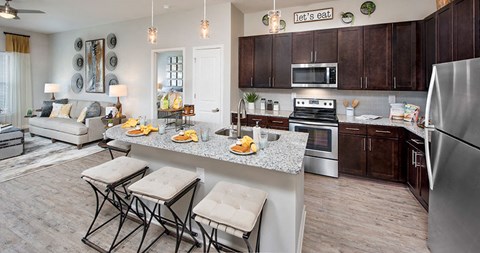 Fully Equipped Kitchen at Residence at Riverwatch, Georgia, 30909
