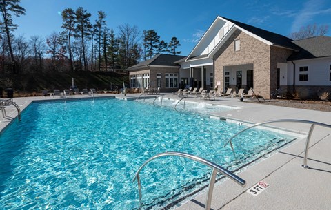 our apartments have a large pool for residents to enjoy at Retreat at Arden Farms, North Carolina