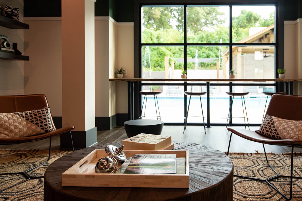 Clubroom at One Riverside Apartments, Chattanooga, 37403