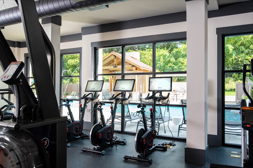 State Of The Art Fitness Center at One Riverside Apartments, Chattanooga, TN, 37403
