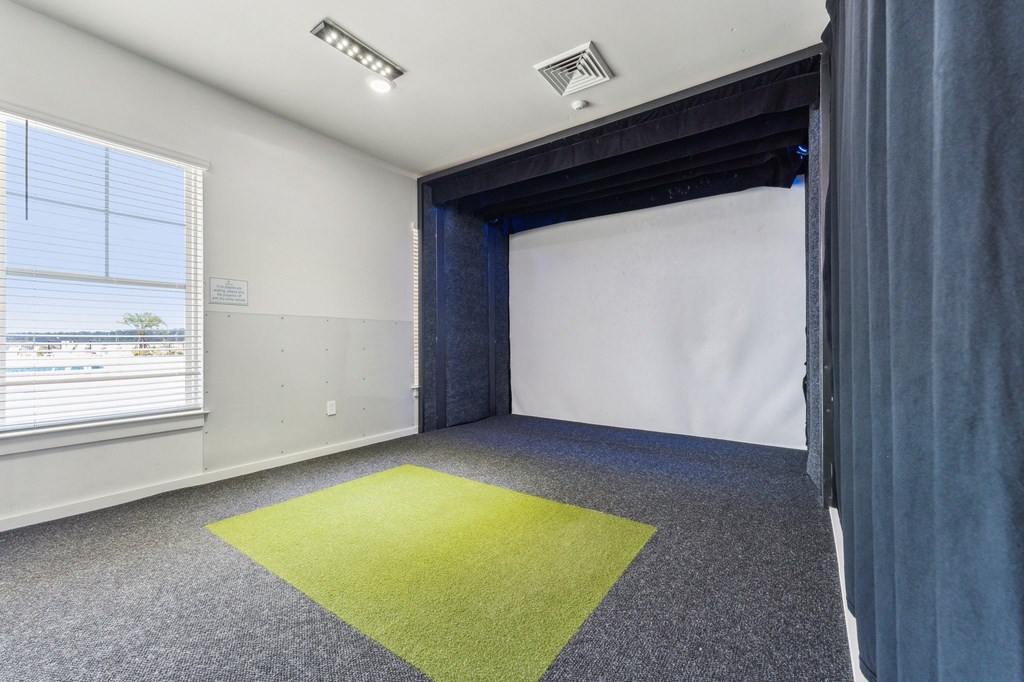 Golf Simulator at Seaboard at Sidbury Station, North Carolina