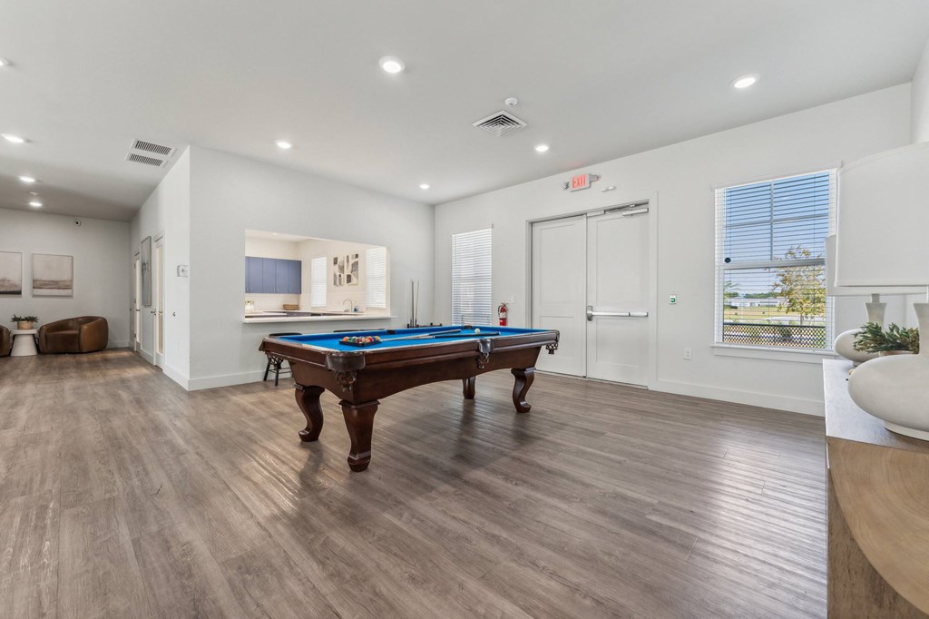 Billiards Table at Seaboard at Sidbury Station, Castle Hayne, North Carolina