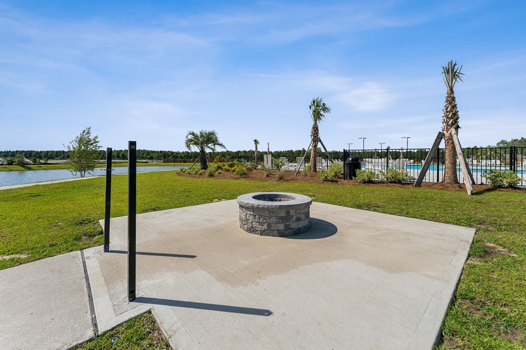 Outdoor Firepit at Seaboard at Sidbury Station, Castle Hayne, NC, 28429