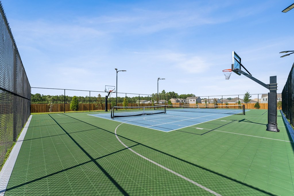 Tennis Courts at Seaboard at Sidbury Station, Castle Hayne