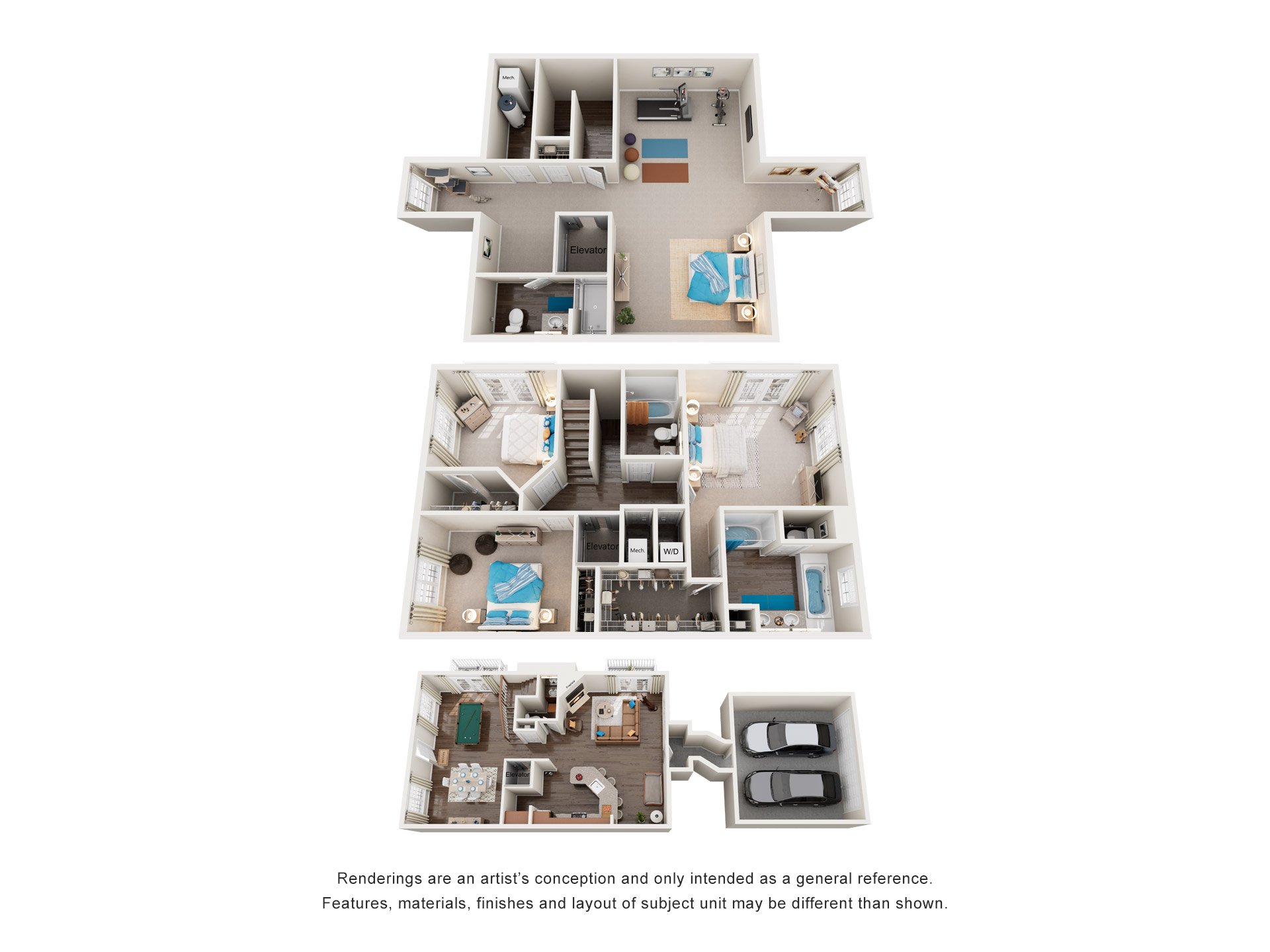 4 Bed 3.5 Bath Floor Plan | 3,287 Sq. Ft. at Sterling Manor in Virginia, 23185