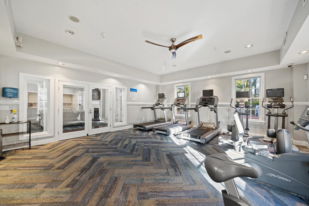 Fitness Center With Modern Equipment at Sterling Manor, Williamsburg, 23185