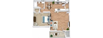 Constellation Floor Plan at Marina Point, Chattanooga, 37415