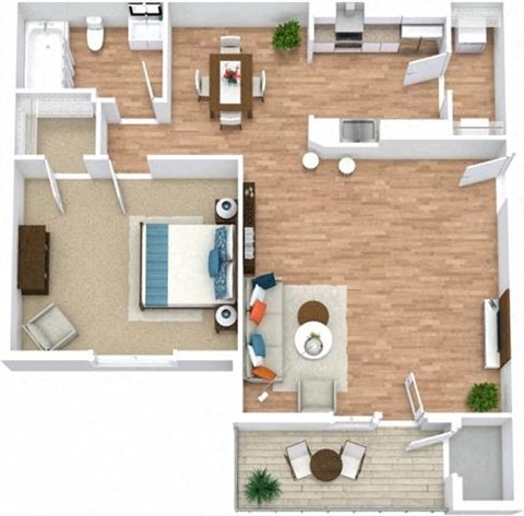 Constellation Floor Plan at Marina Point, Chattanooga, 37415