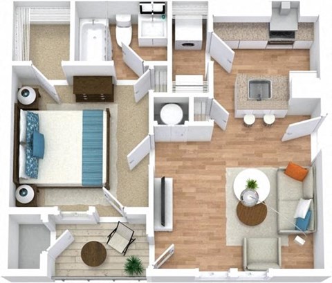Nautica Floor Plan at Marina Point, Chattanooga, TN