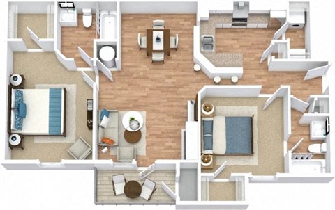 Oceanis Floor Plan at Marina Point, Chattanooga Tennessee
