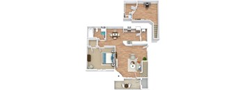 Windward Floor Plan at Marina Point, Tennessee
