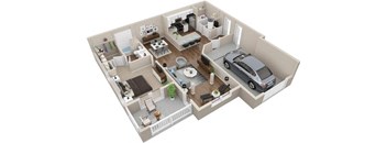 A1 Floor Plan  at Lullwater at Big Ridge, Tennessee, 37343