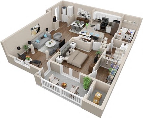 A2 Floor Plan at Lullwater at Big Ridge, Tennessee, 37343