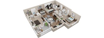 B2 Floor Plan  at Lullwater at Big Ridge, Hixson, TN, 37343