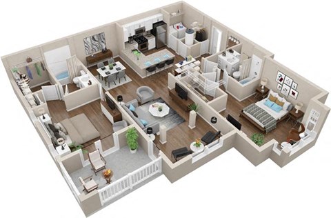 B3 Floor Plan at Lullwater at Big Ridge, Hixson, TN