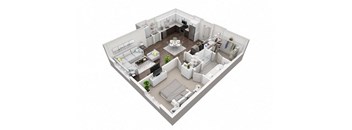 1 Bedroom, 1 Bathroom with 903 square feet at 2000 West Creek Apartments, Virginia, 23238