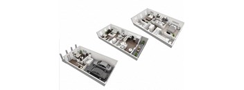 2 Bedroom, 2 Bathroom townhome with 1755 square feet at 2000 West Creek Apartments, Virginia, 23238