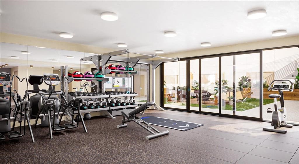 the apartments at masse corner 205 fitness room