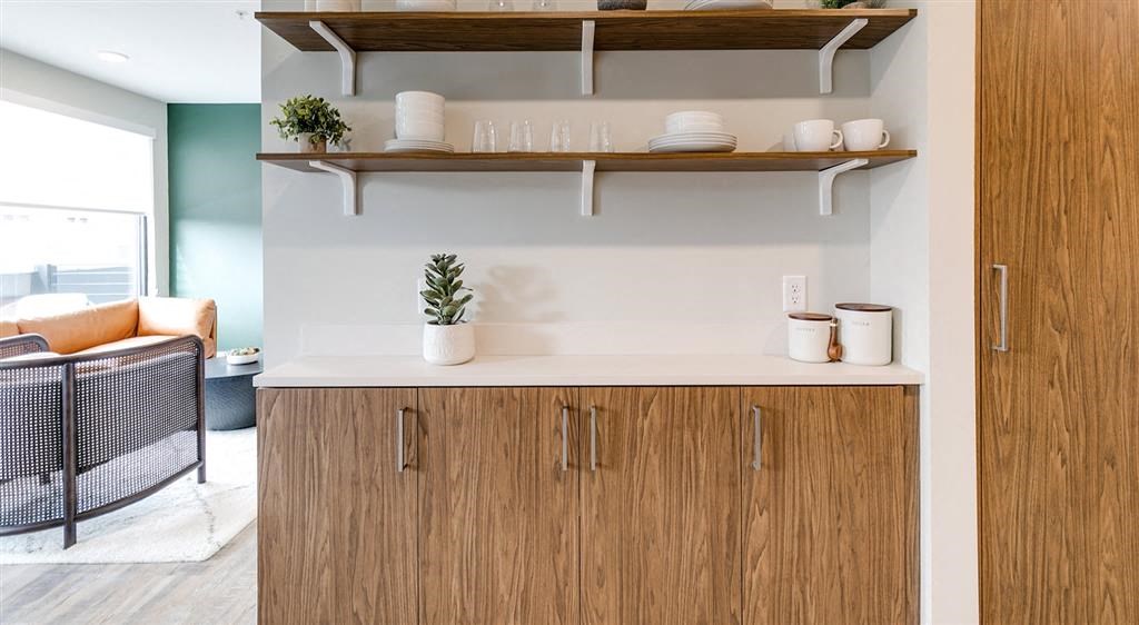 a kitchen or kitchenette at element austin round rock