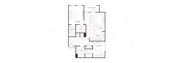 a floor plan of a house