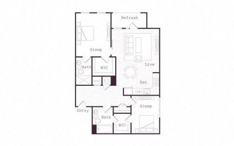 a floor plan of a house
