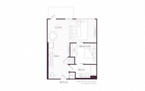 a floor plan of a small apartment