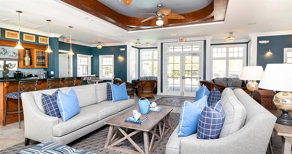 Clubhouse Interior at Saltmeadow Bay, Virginia Beach, Virginia