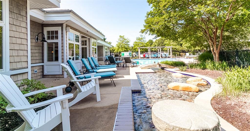 Outdoor Patio at Saltmeadow Bay, Virginia Beach