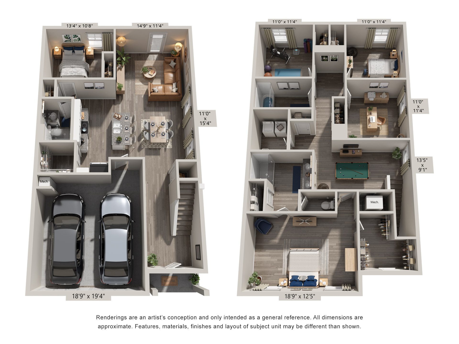 5 Bed 3 Bath Floor Plan | 2,361 Sq. Ft. at Valley Ridge in Rossville, GA