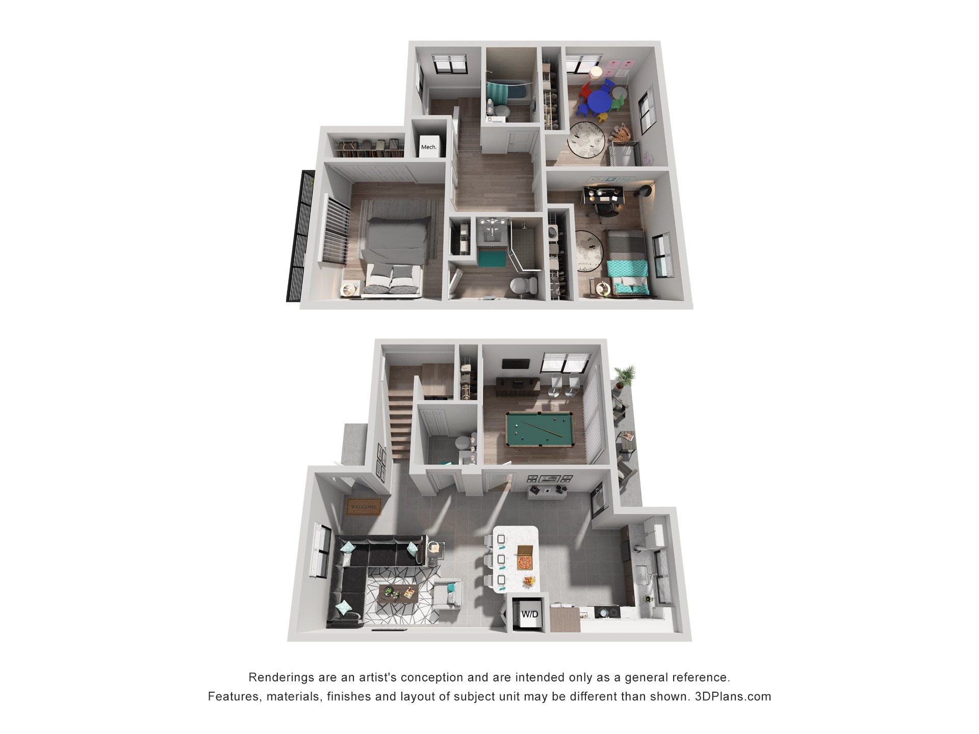 4 Bed 2.5 Bath | 1,326 Sq. Ft. at The Villages at Miami Gardens, Florida 33056