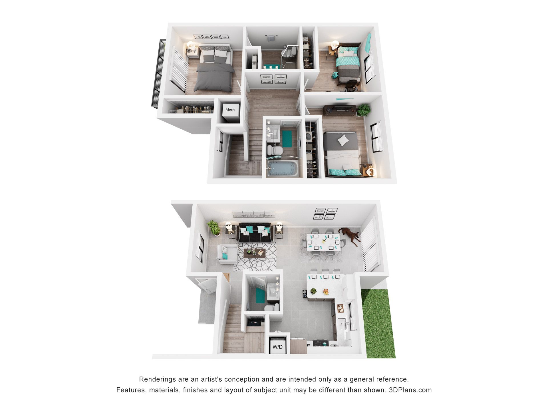3 Bed 2.5 Bath | 1,251 Sq. Ft. at The Villages at Miami Gardens, FL 33056
