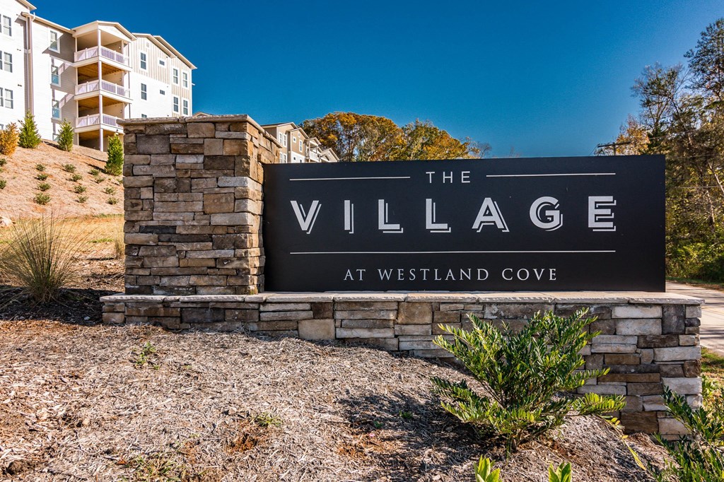 Property Signage at Village at Westland Cove Apartments, Knoxville, TN, 37922