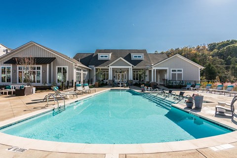 the swimming pool at our apartments at Village at Westland Cove Apartments, Tennessee, 37922