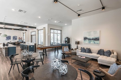 Living Area With Kitchen at Village at Westland Cove Apartments, Knoxville, TN, 37922