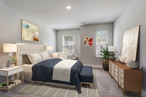 Spacious Bedroom at Brighton Townhomes in GA 30102