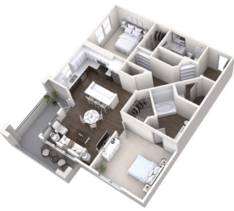 2 bed 2.5 bed at Canopy at Ginter Park Apartments, Richmond, VA, 23227